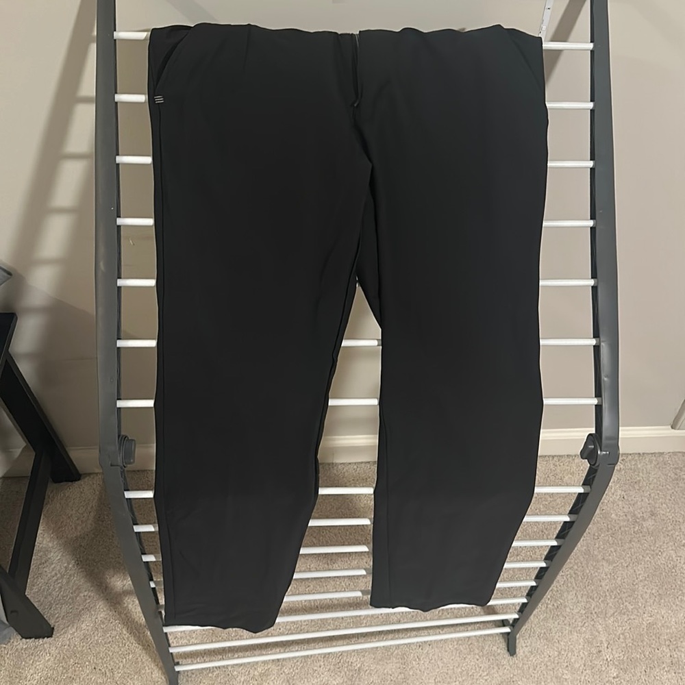 Black adidas golf pants